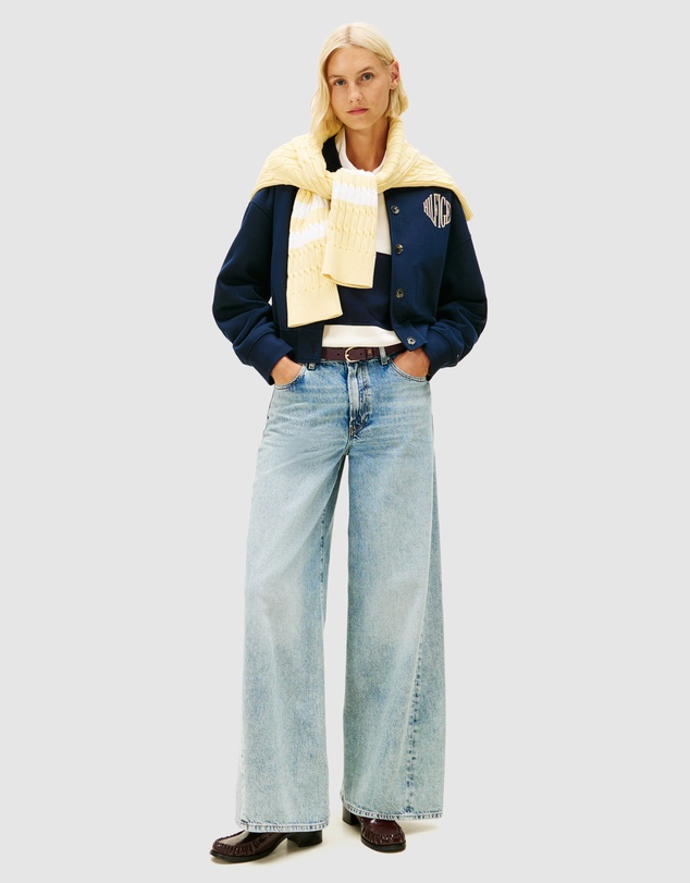 Tommy Hilfiger - Flex Fleece Logo Relaxed Bomber Cardigan