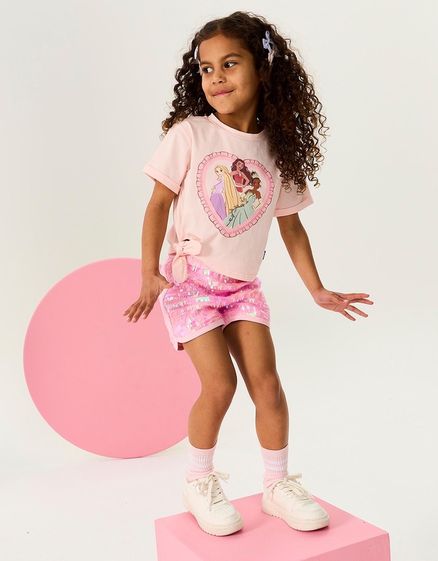 Rock Your Kid - Princess Hearts Tee - Kids-Teens