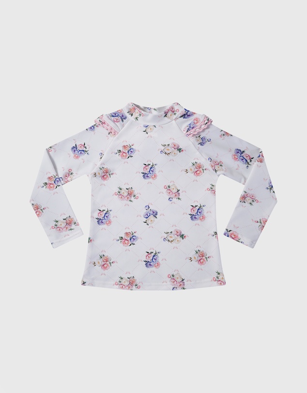 Aqua Blu Kids - Posie Long Sleeve Rash Vest - Babies