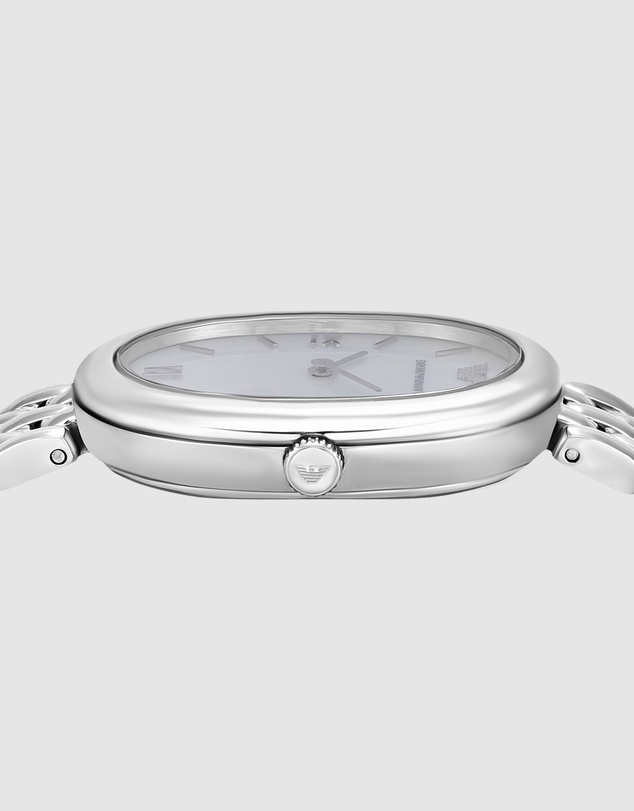Emporio Armani - Silver Tone Analogue Watch