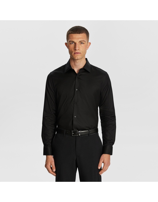 yd. - Maximum Two Ply Cotton Slim Dress Shirt