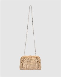 Olga Berg - Amalia Petite Gathered Clutch