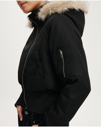 Cotton On - Remi Hooded Bomber Jacket