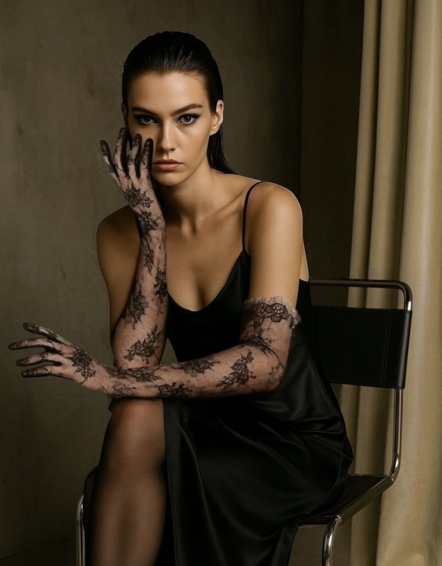 High Heel Jungle - Chantilly Lace Gloves