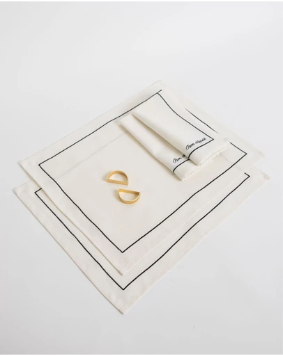 Tablescaped - French Brasserie - Set of 4 Placemats