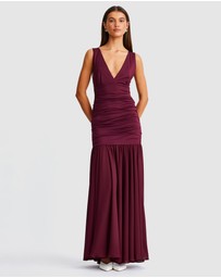 SNDYS - Neve V-Neck Maxi Dress