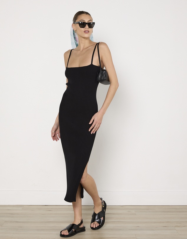 Cirkular - Pre-Loved - Anna Quan Ribbed Knit Pencil Dress