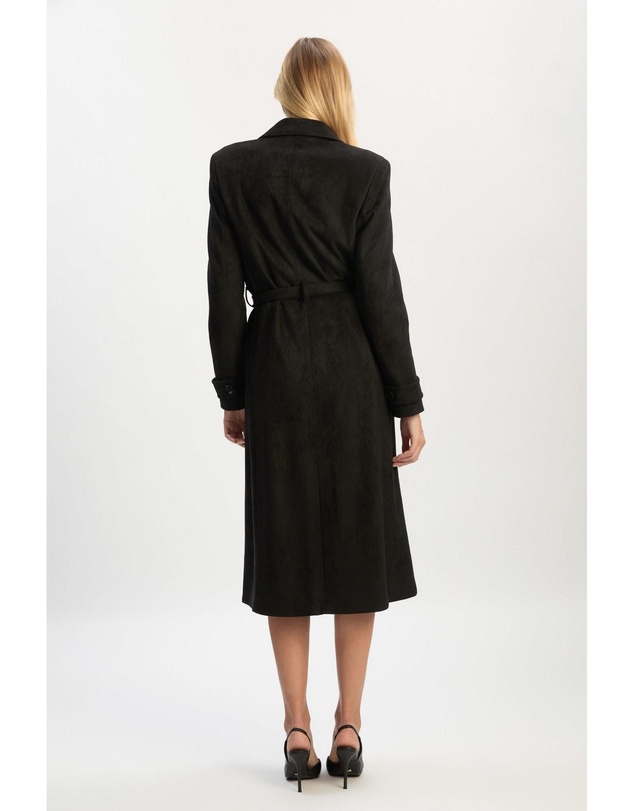 Bardot - Vegan Suede Longline Coat