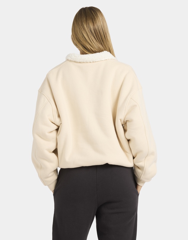 Billabong - Womens Classic Vibes Button Down Fleece Jumper