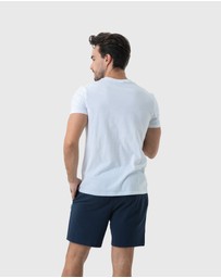 Coast Clothing - V Neck Essential Tee in White