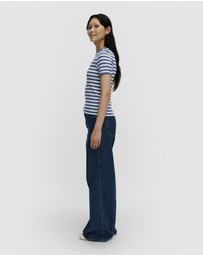 Marimekko - Kukkea Tasaraita Unikko Kioski t-shirt