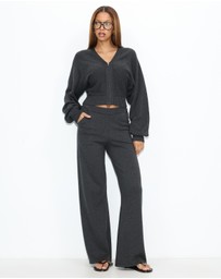 Dazie - Elise Zip Through Knit Jacket