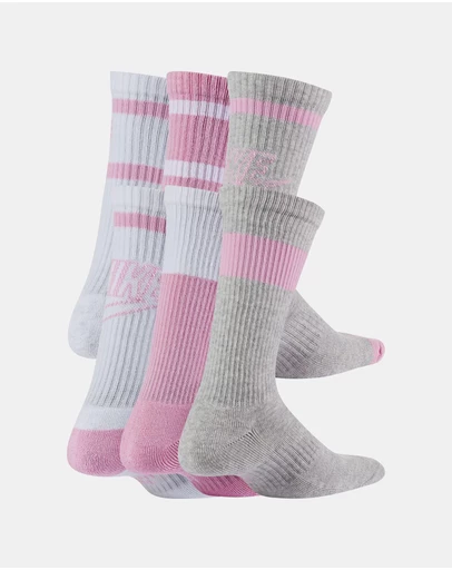 Nike - 6-Pack Cushioned Crew Socks - Teens