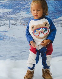 Huxbaby - Ski Hux Raglan Long Sleeve Top - ICONIC EXCLUSIVE - Babies-Kids