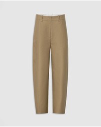 Oroton - Tailored Curved Leg Pants