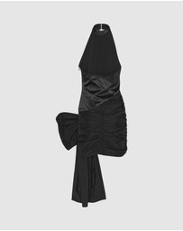 ROTATE - Satin Bow Dress