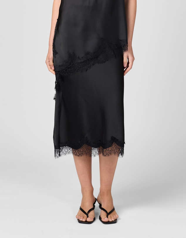 MVN - Lace Trim Skirt