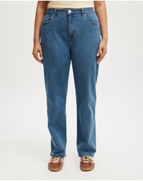 Cotton On - Curvy Stretch Straight Jeans
