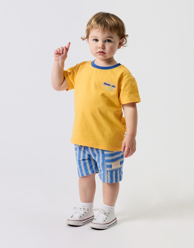 Goldie + Ace - Lightweight Cotton Twill Noah Pocket Shorts - ICONIC EXCLUSIVE - Babies-Teens