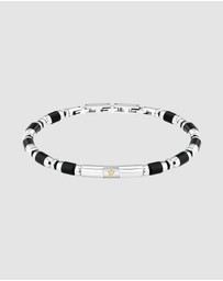 Maserati - Maserati Men's Iconic Agate Black Bracelet