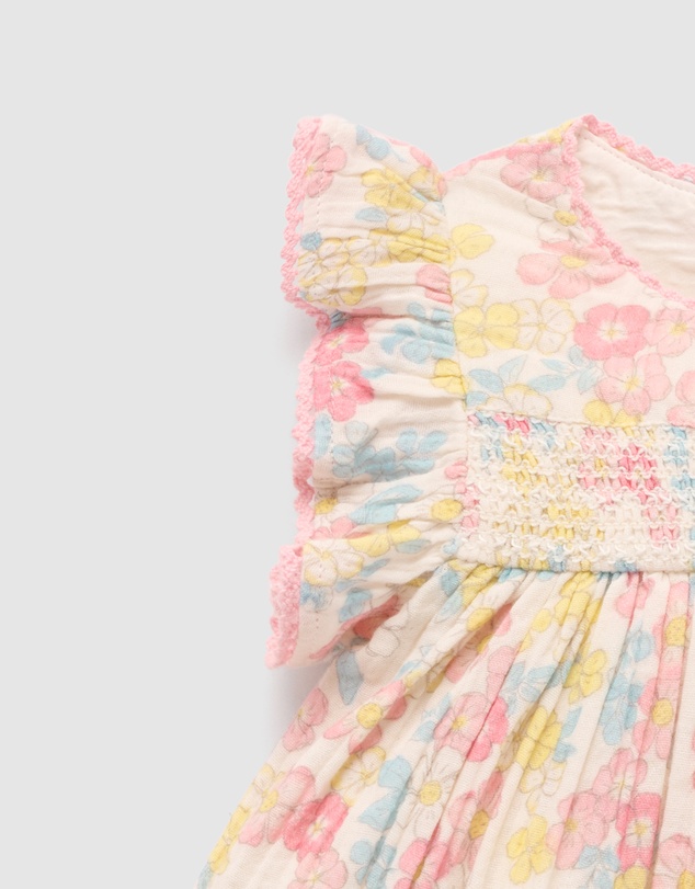 Purebaby - Smocked Dress-Kids-Babies
