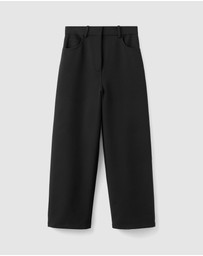 M.N.G - Straight Mid-Rise Trousers
