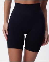 Bras N Things - Base Layers Mid Rise Shortie - Black