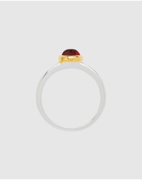 Najo - Solace 2-Tone Garnet Ring