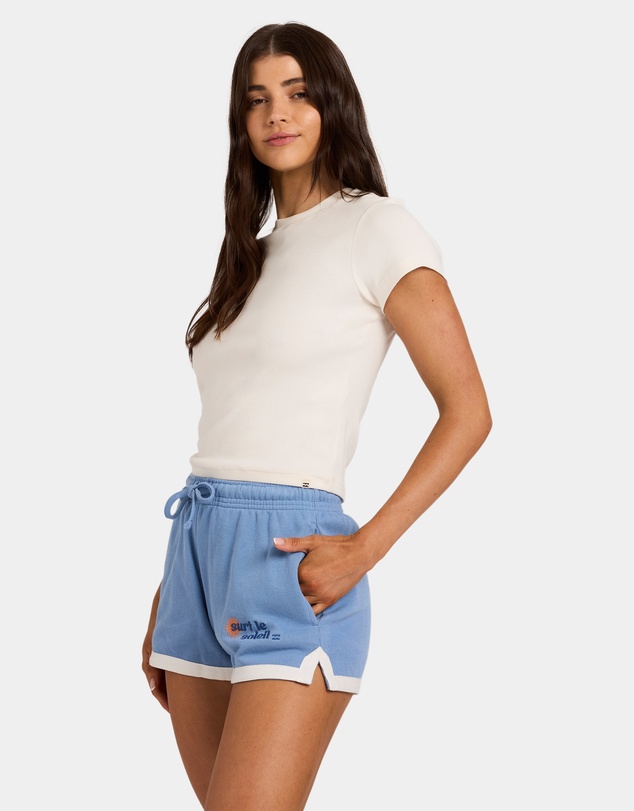 Billabong - Womens Surf Le Soleil Elastic Waist Shorts