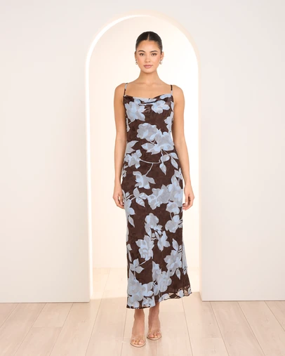 Pilgrim - Marley Cowl Neck Maxi Dress