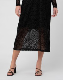 Ripe Maternity - Leo Flocked Nursing Dress