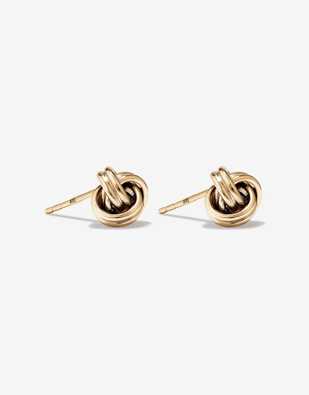 Michael Hill - Knot Stud Earrings in 10kt Yellow Gold