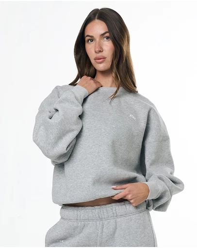 STAX. - Classic Crew Solfleece® - Grey Marle