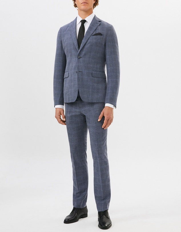Van Heusen - Superfine Twill Slub Check Suit Jacket