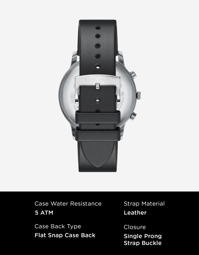 Emporio Armani - Black Chronograph Watch