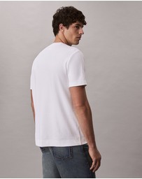 Calvin Klein - Embroidered Monogram Logo T-Shirt