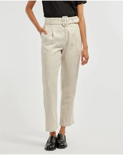 Amelius - Azure Linen Pant