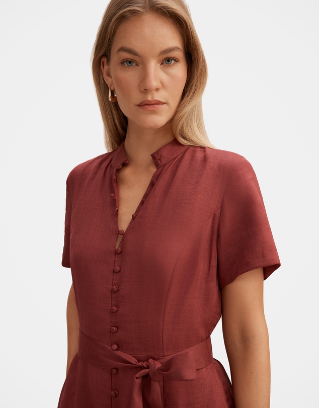 Forever New - Therese Short Sleeves Midi Dress