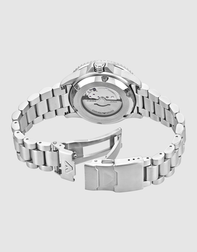 Emporio Armani - Silver Tone Analogue Watch