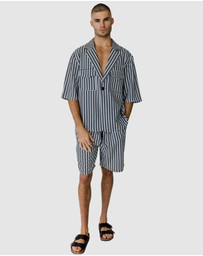 Justin Cassin - Mulholland Print Short Sleeve Shirt