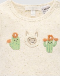 Purebaby - Appliqued Bodysuit -Kids-Babies