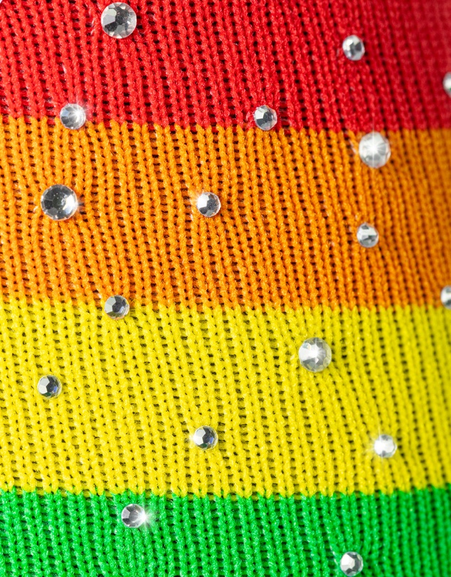 Crazy Skates - Crazy Socks Diamond Rainbow Knee-High Socks