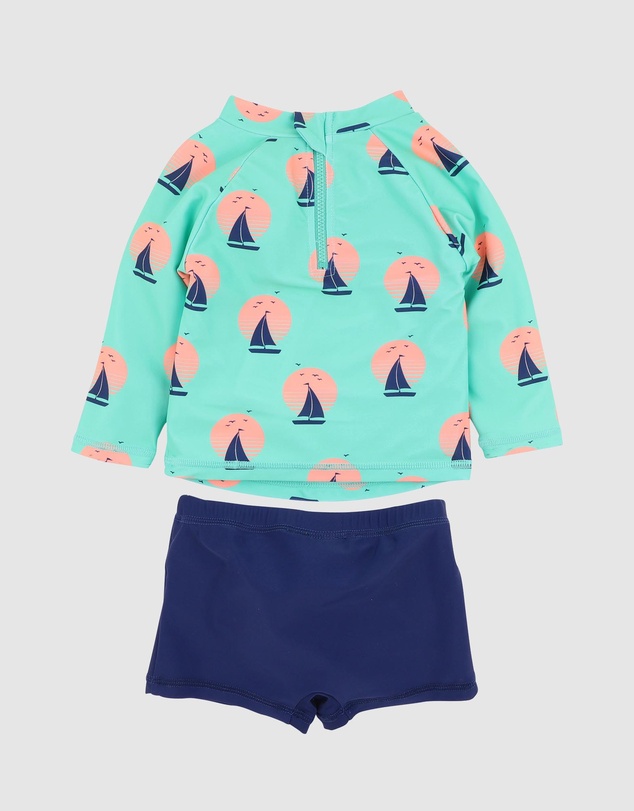 Minihaha - LS Rashie Trunks Set - Babies-Kids