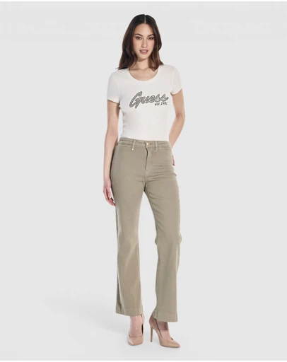 GUESS - Eco Charlie High-rise Ankle Pants