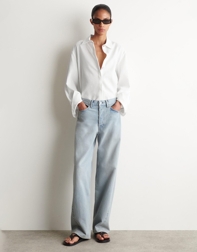 COS - Longline Linen Shirt
