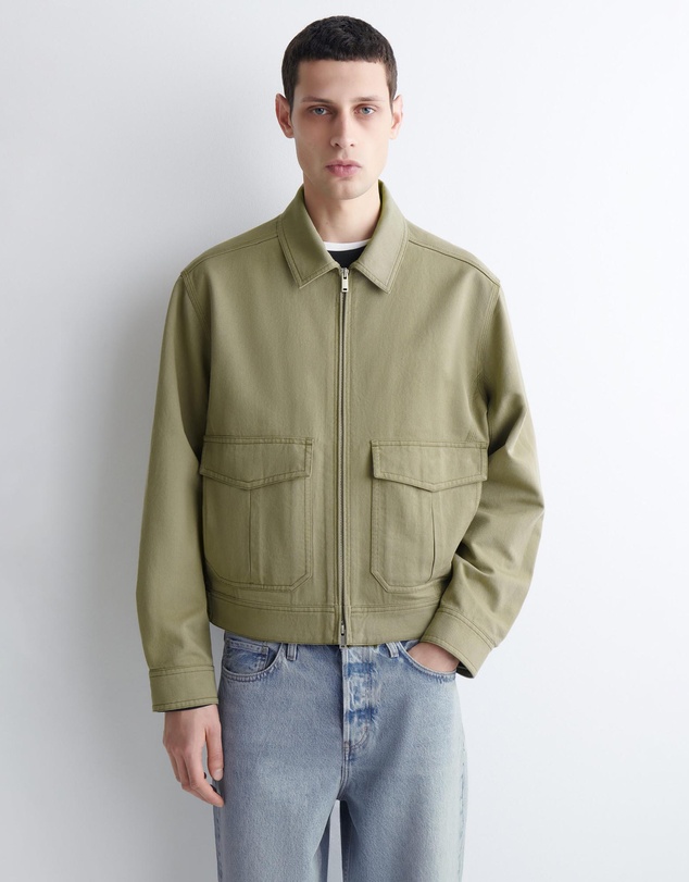 COS - Cotton-Blend Zip-Up Utility Jacket