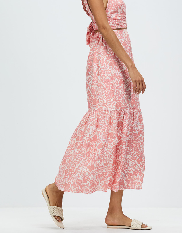 Peony - Tiered Maxi Skirt
