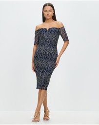 Romance by Honey and Beau - Lolita Off The Shoulder Dress