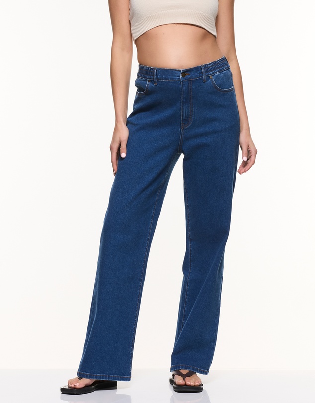 Soon Maternity - Relaxed Wide Leg Jeans