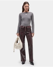 Laagam - Vixen Ecru Studs Bag